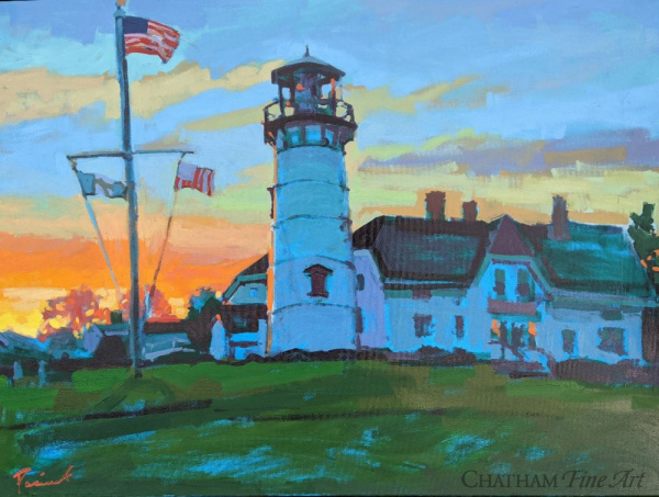 82153c_chatham_light__at_dusk_30x40